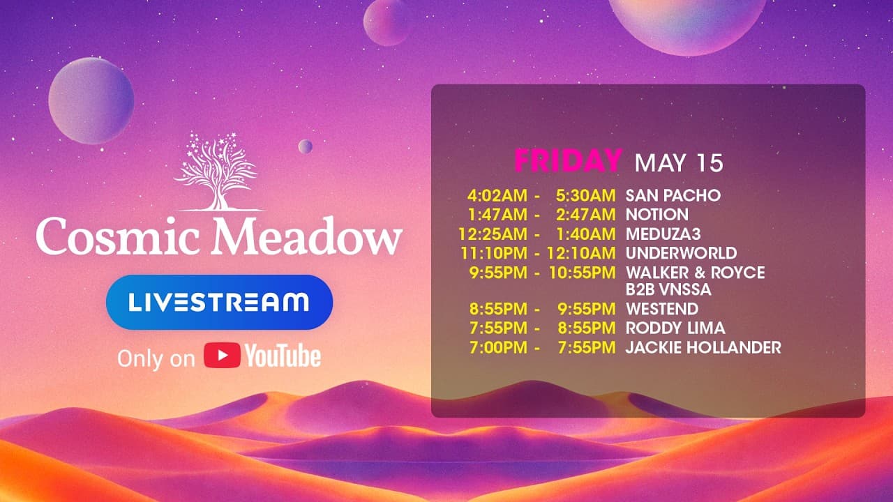 cosmicMEADOW · Friday · EDC Las Vegas 2026