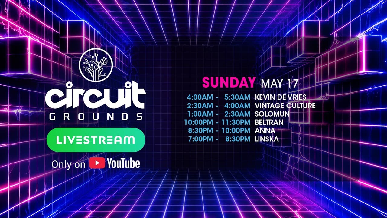 circuitGROUNDS · Sunday · EDC Las Vegas 2026