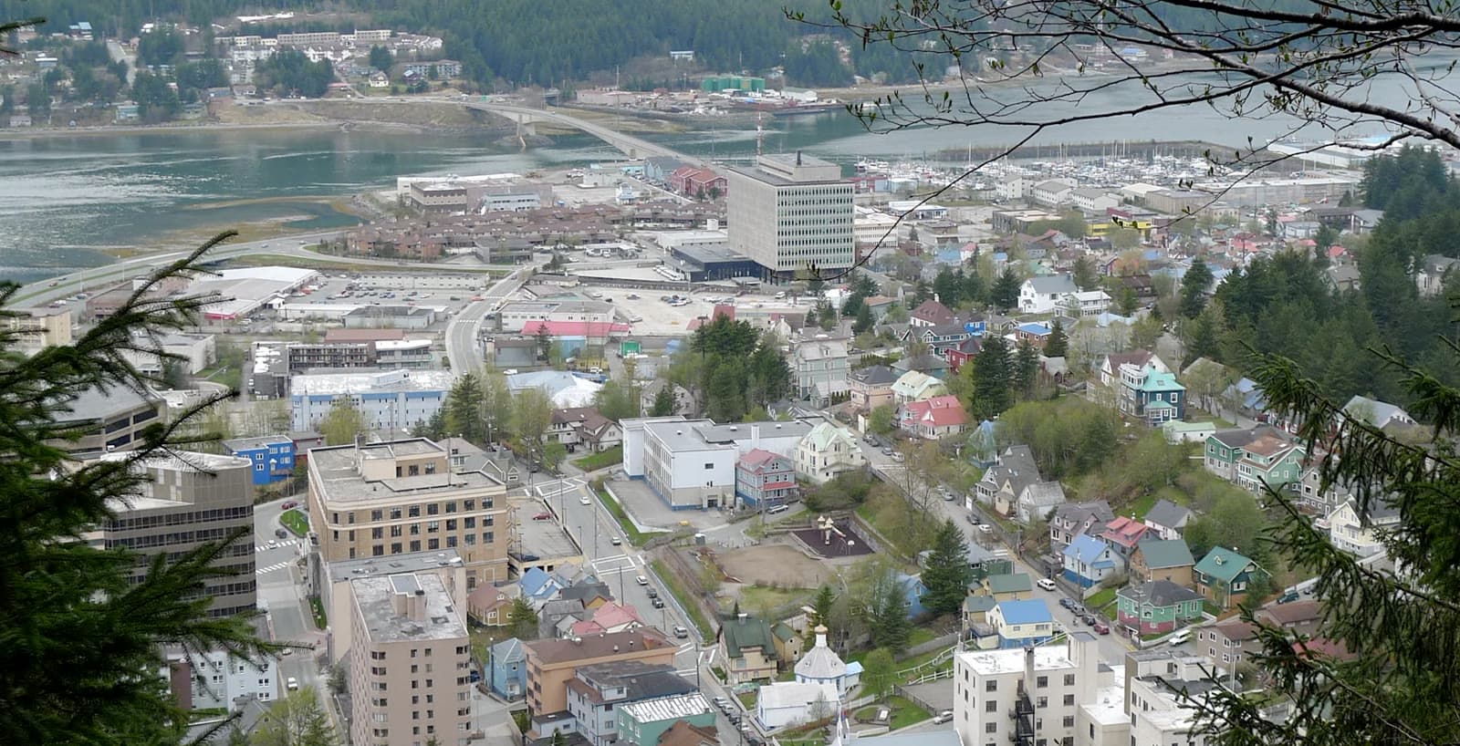 Downtown Juneau and the Gastineau Channel from Mount Roberts: Rockstarr Media is casting new faces in Juneau