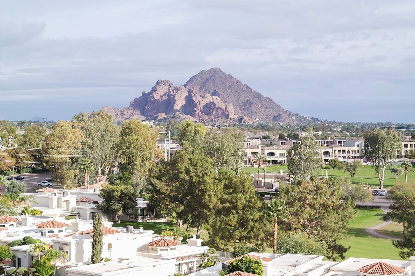 Camelback Mountain rising over palm trees and homes in Phoenix: Rockstarr Media is casting new faces in Phoenix, Scottsdale & Tempe