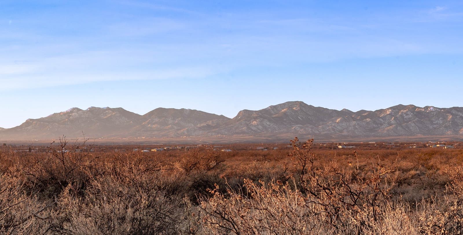 The Huachuca Mountains above Sierra Vista in early-morning light: Rockstarr Media is casting new faces in Sierra Vista