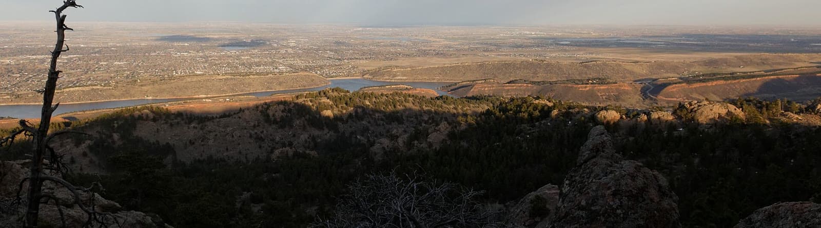 Horsetooth Reservoir and Fort Collins seen from the Horsetooth Rock trail: Rockstarr Media is casting new faces in Fort Collins