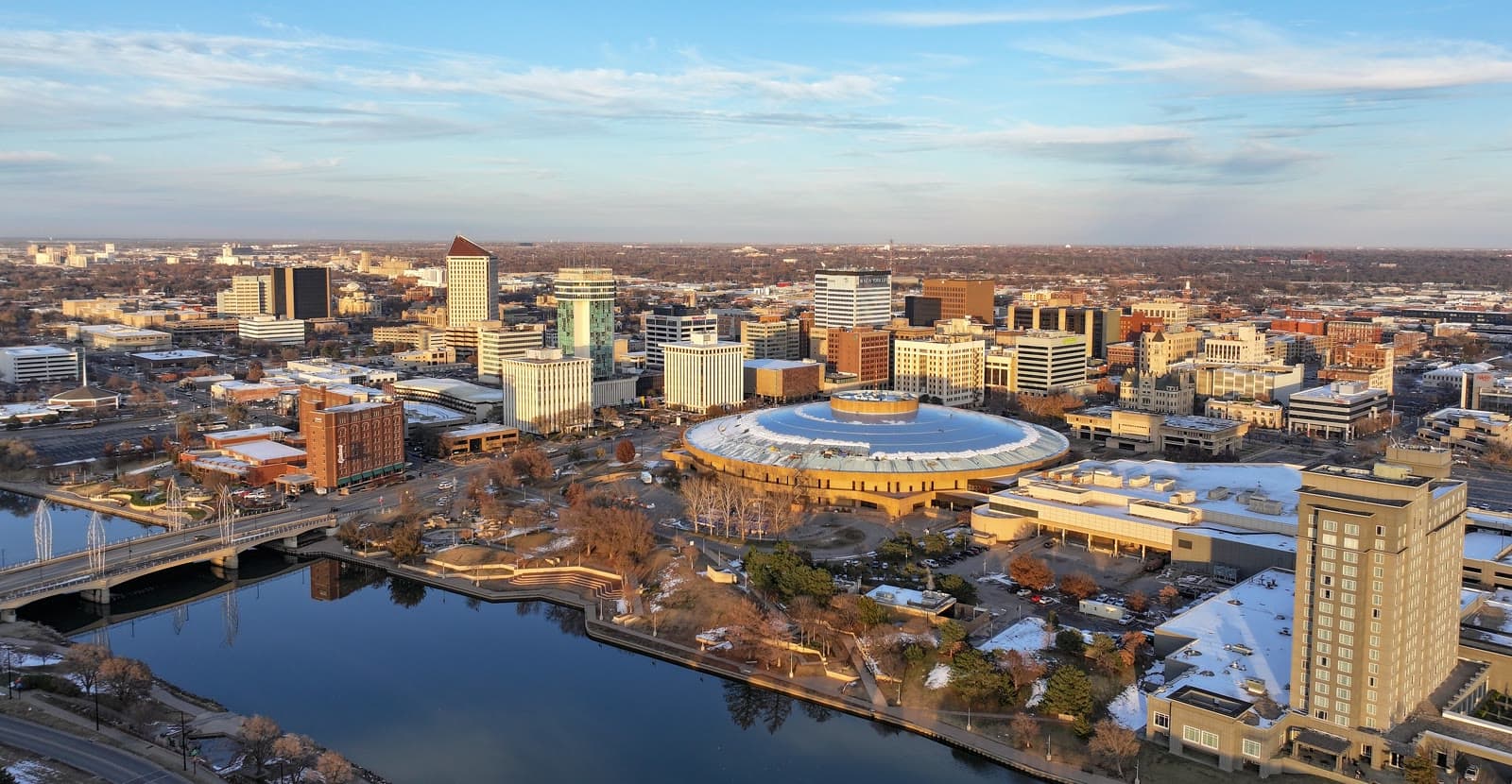 Downtown wichita on the arkansas river: Rockstarr Media is casting new faces in Wichita