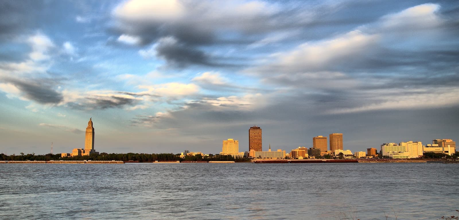 The baton rouge skyline across the mississippi river: Rockstarr Media is casting new faces in Baton Rouge