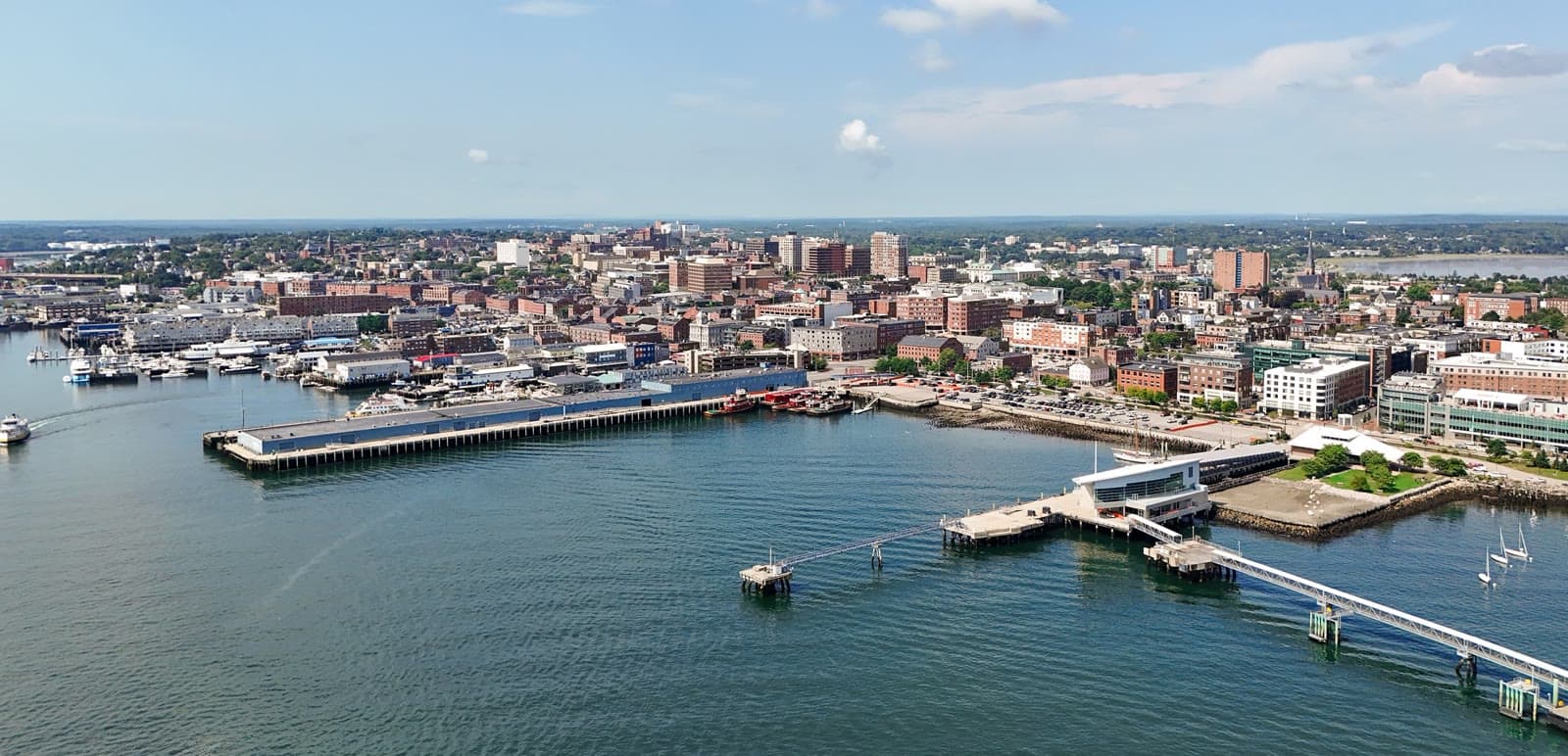 The old port and portland harbor from the air: Rockstarr Media is casting new faces in Portland