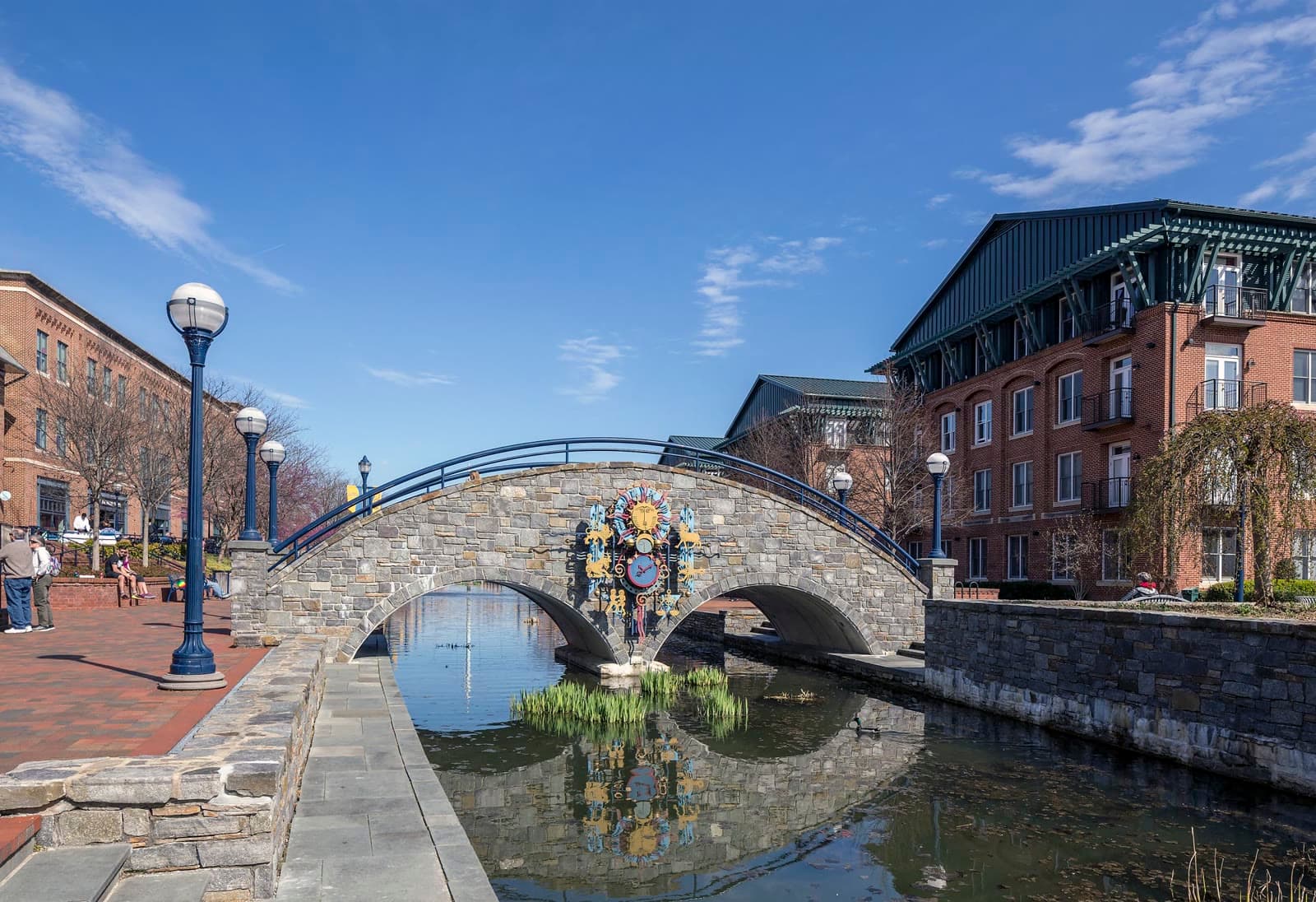The carroll creek footbridge in downtown frederick: Rockstarr Media is casting new faces in Frederick