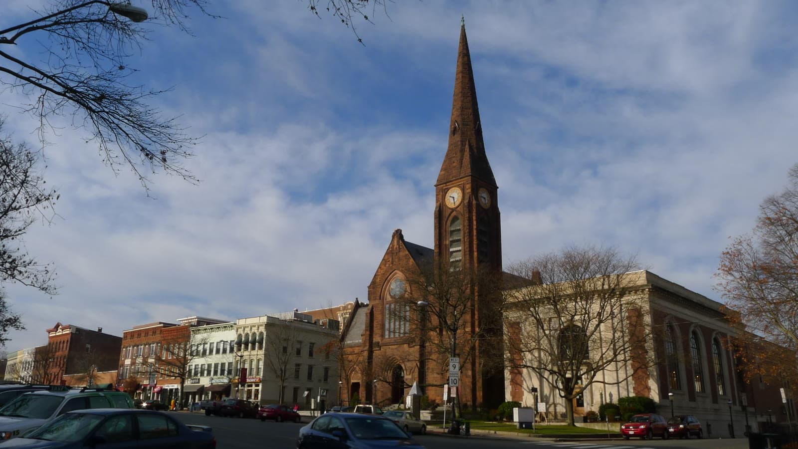Main street in downtown northampton: Rockstarr Media is casting new faces in Amherst & Northampton