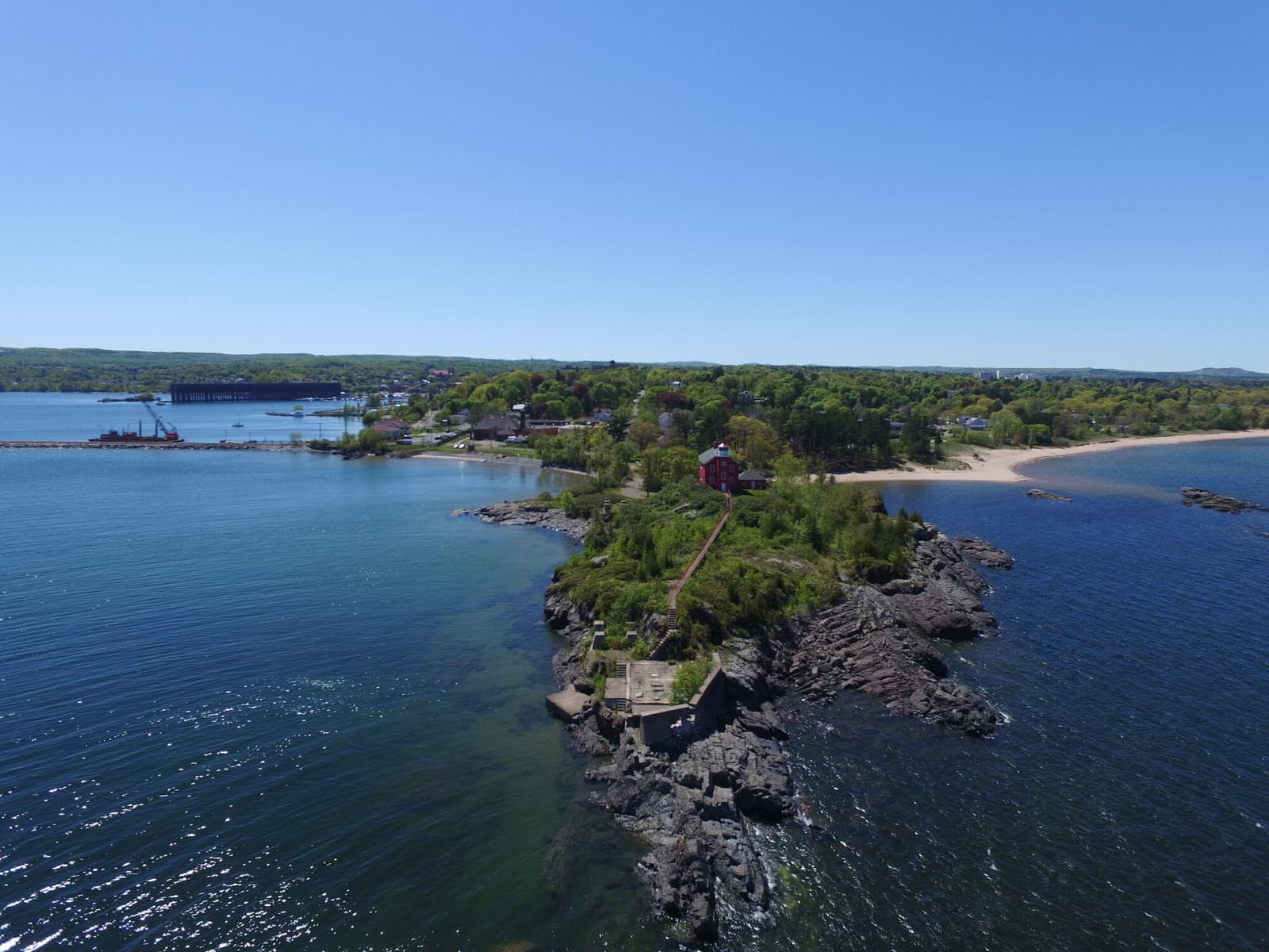 The Marquette Harbor Lighthouse on Lake Superior: Rockstarr Media is casting new faces in Marquette