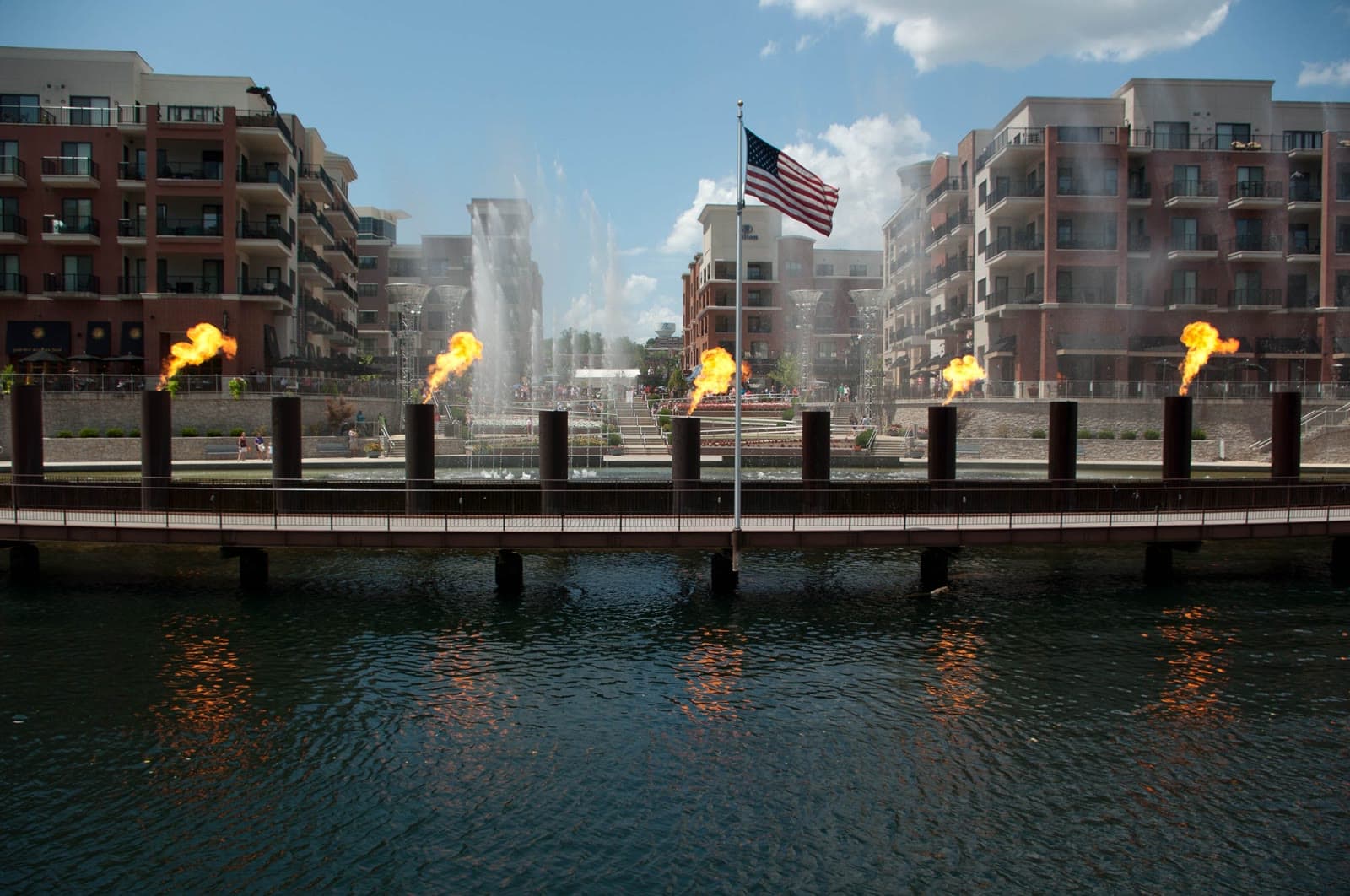 The Branson Landing waterfront on Lake Taneycomo: Rockstarr Media is casting new faces in Branson