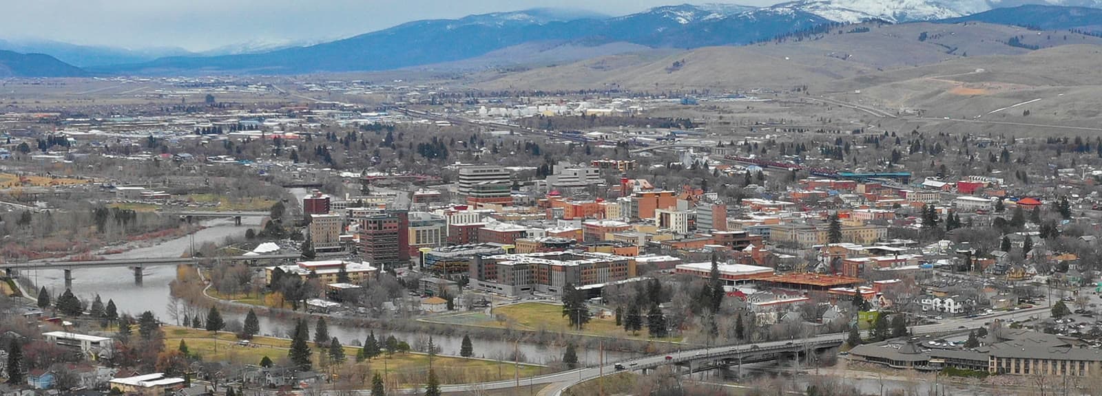 Downtown Missoula along the Clark Fork River: Rockstarr Media is casting new faces in Missoula