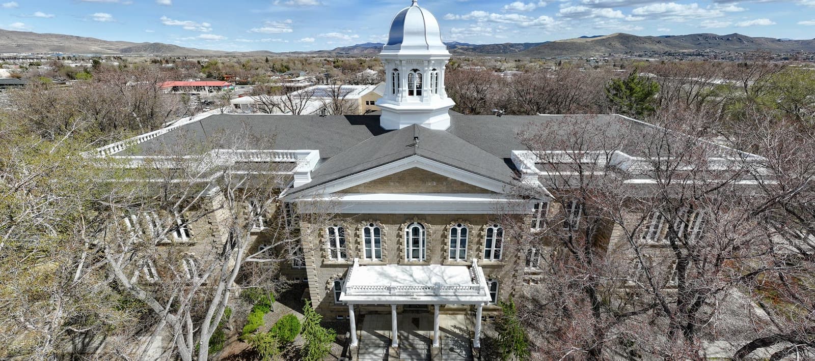 The silver-domed Nevada State Capitol in Carson City: Rockstarr Media is casting new faces in Carson City