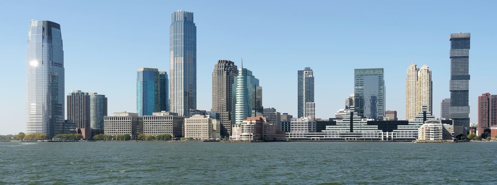 The Jersey City waterfront skyline seen from the Hudson River: Rockstarr Media is casting new faces in Jersey City & Hoboken