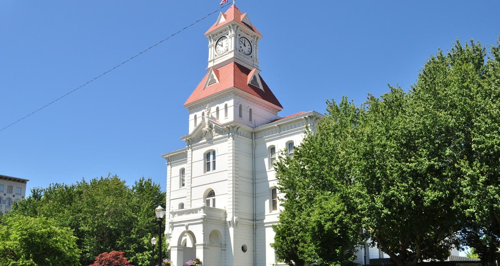 The 1888 Benton County Courthouse in downtown Corvallis: Rockstarr Media is casting new faces in Corvallis