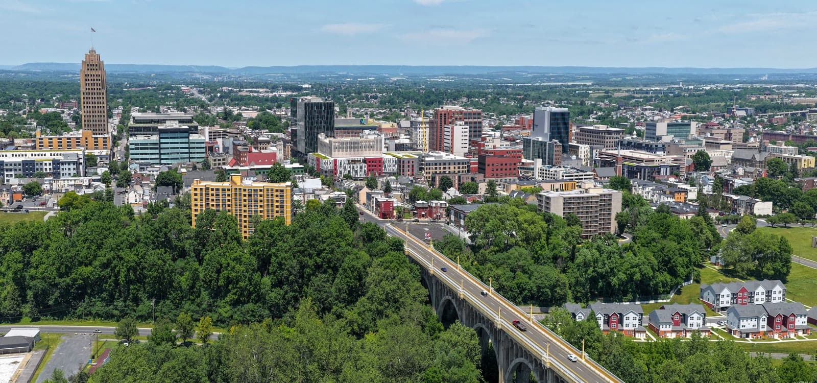 Downtown Allentown and the Eighth Street Bridge: Rockstarr Media is casting new faces in Allentown & Bethlehem