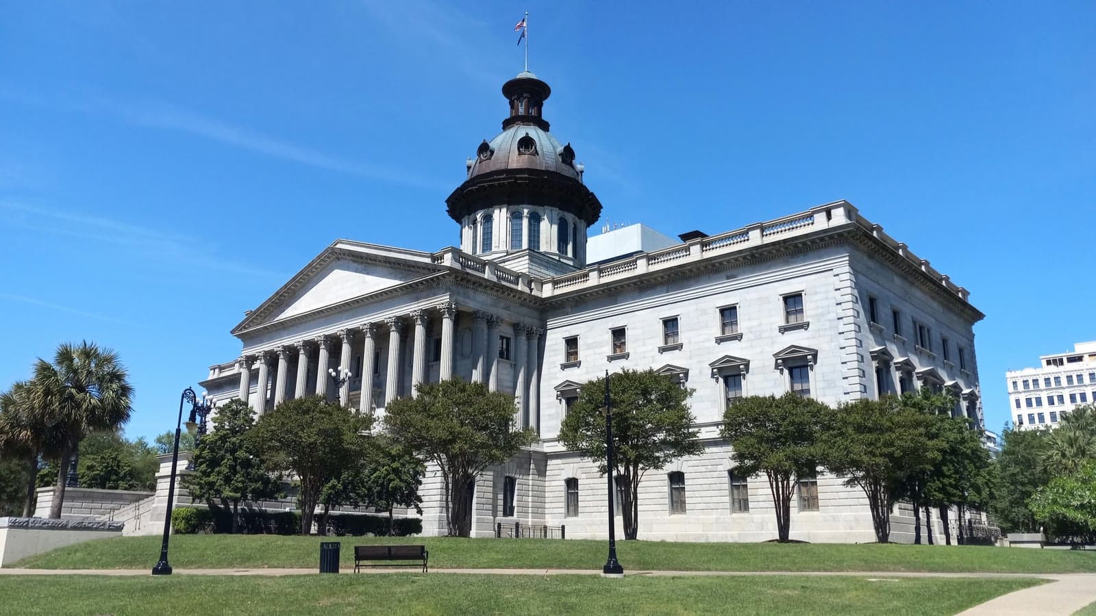 The South Carolina State House in downtown Columbia: Rockstarr Media is casting new faces in Columbia