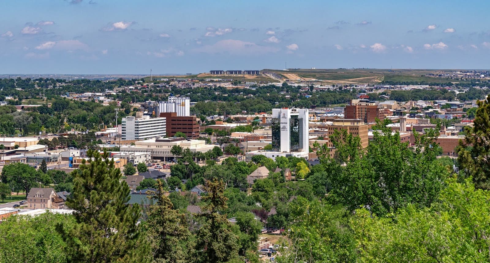 Downtown rapid city from the black hills foothills: Rockstarr Media is casting new faces in Rapid City