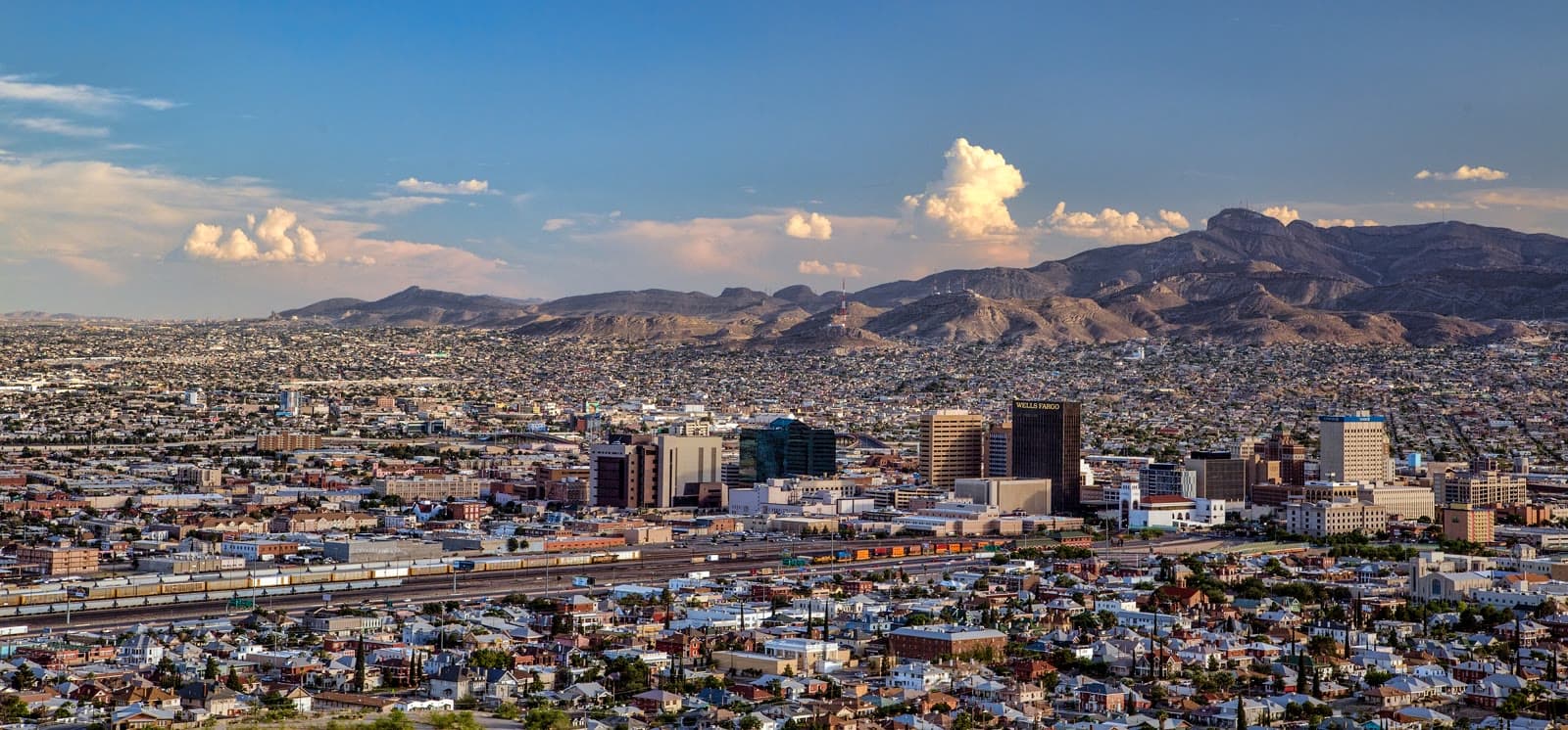Downtown el paso from scenic drive on the franklin mountains: Rockstarr Media is casting new faces in El Paso