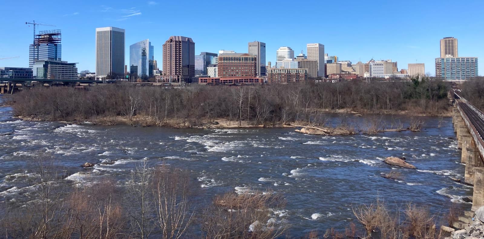 Downtown Richmond above the James River rapids: Rockstarr Media is casting new faces in Richmond
